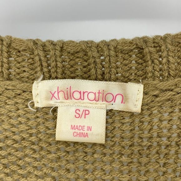 Womens Xhilaration Size S Faux Fur Vest Target Releasae 2014  Knit Sweater 3132 - Picture 2 of 7